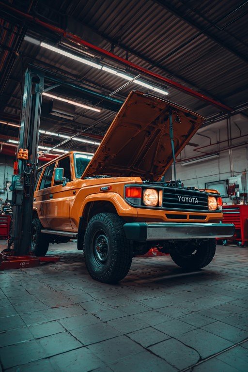 Land cruiser repairing
